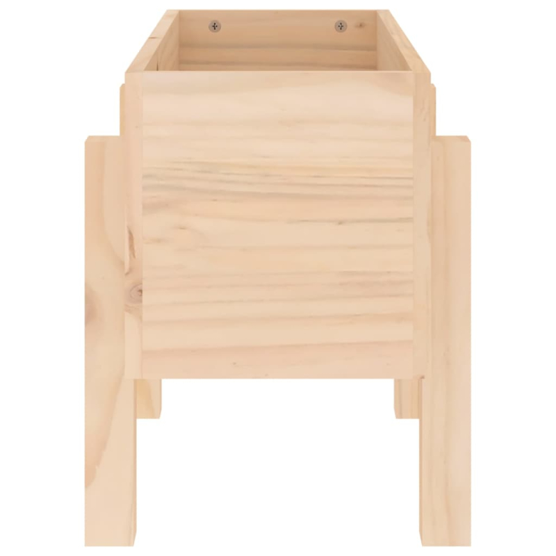 Pflanzkübel 62x30x38 cm Massivholz Kiefer