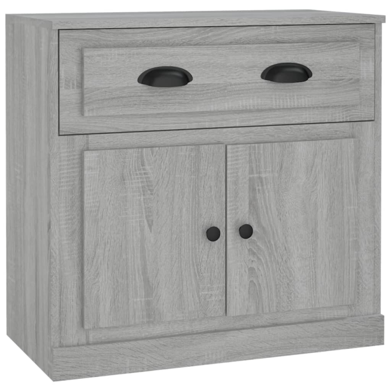 Sideboards 2 Stk. Grau Sonoma Holzwerkstoff