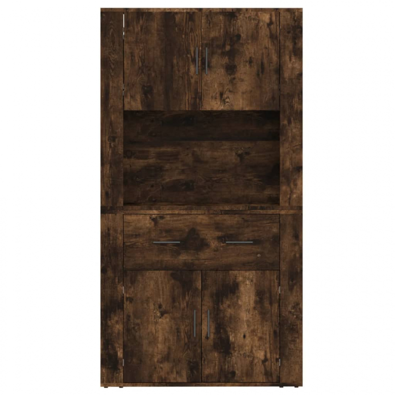 Highboard Räuchereiche Holzwerkstoff