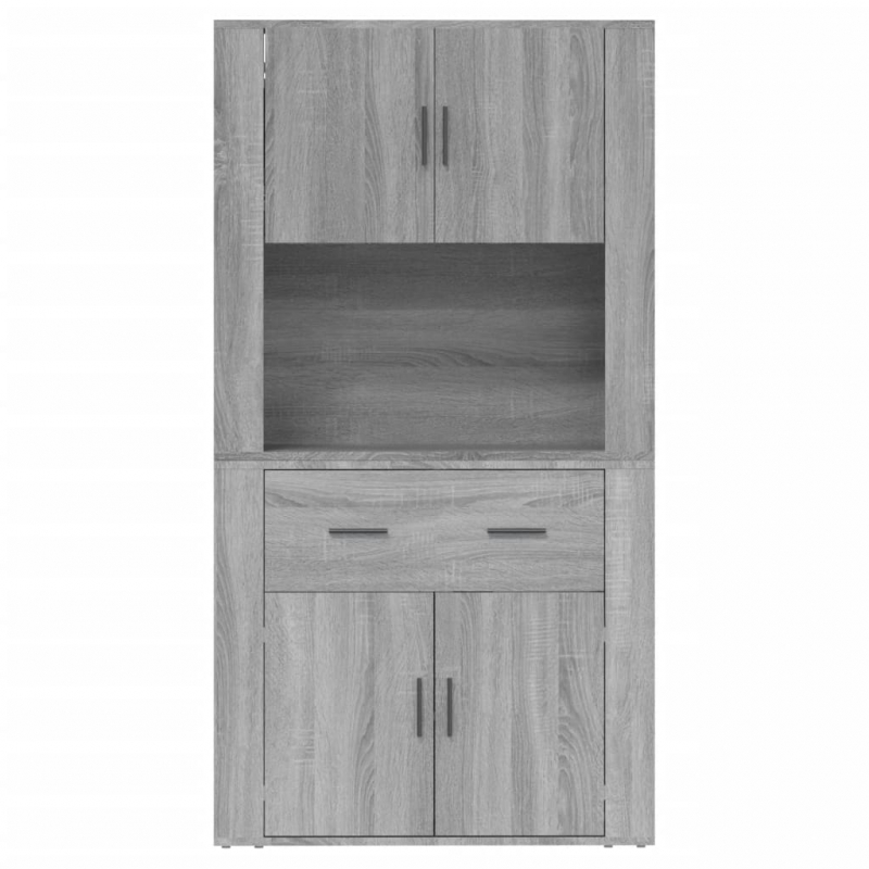 Highboard Grau Sonoma Holzwerkstoff