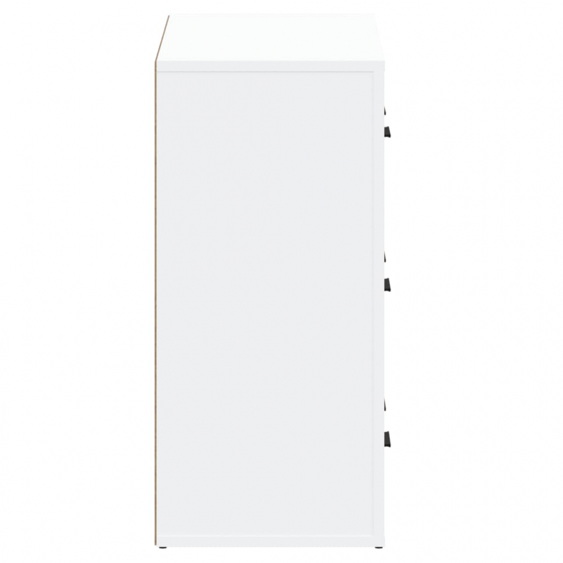 Sideboards 2 Stk. Weiß Holzwerkstoff