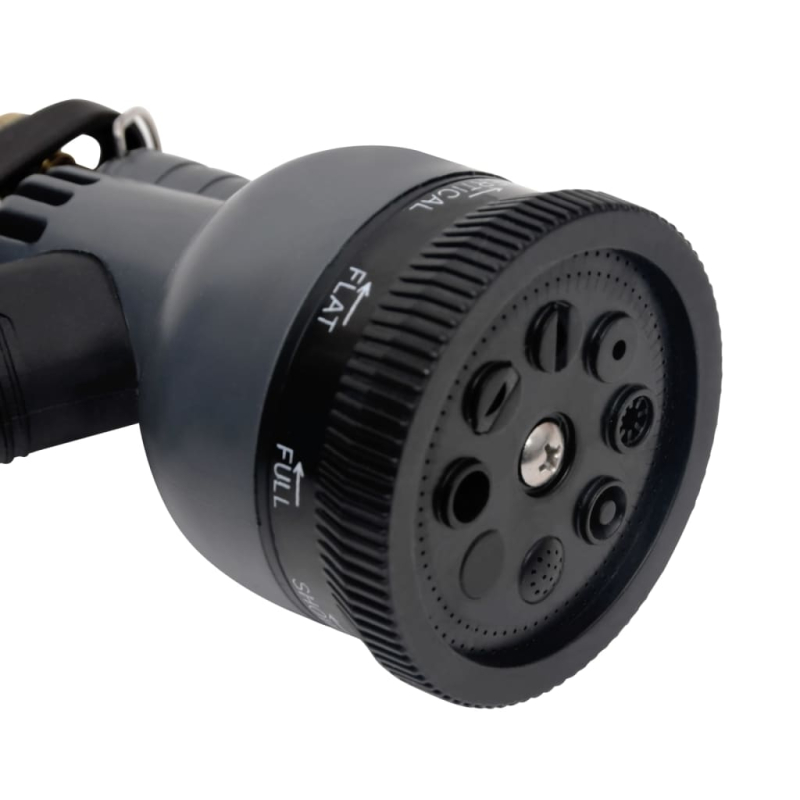 Gartenschlauch mit Sprühdüse Silbern 0,6 22,5 m Edelstahl