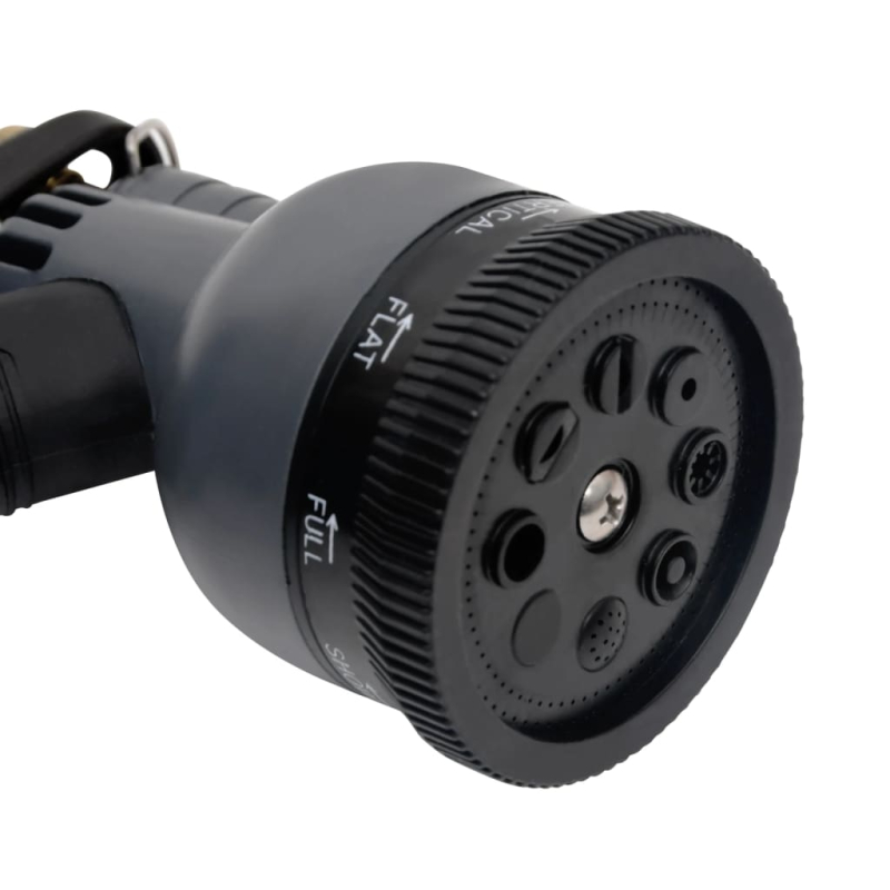 Gartenschlauch mit Sprühdüse Silbern 0,6 30 m Edelstahl