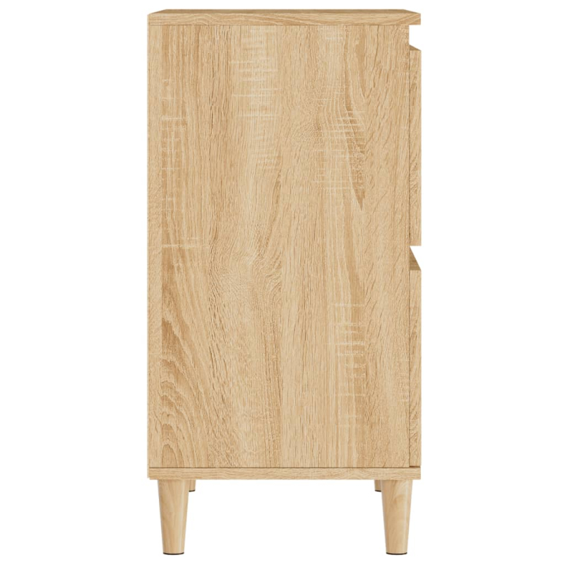 Sideboards 2 Stk. Sonoma-Eiche 60x35x70 cm Holzwerkstoff