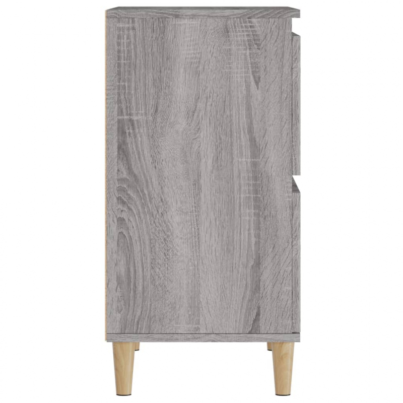 Sideboards 2 Stk. Grau Sonoma 60x35x70 cm Holzwerkstoff