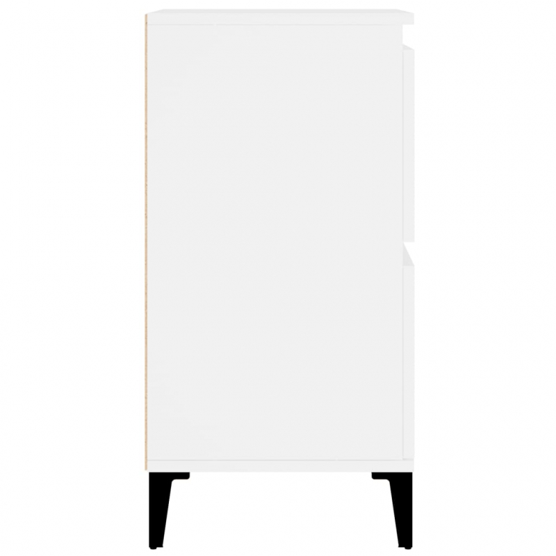 Sideboards 2 Stk. Weiß 60x35x70 cm Holzwerkstoff