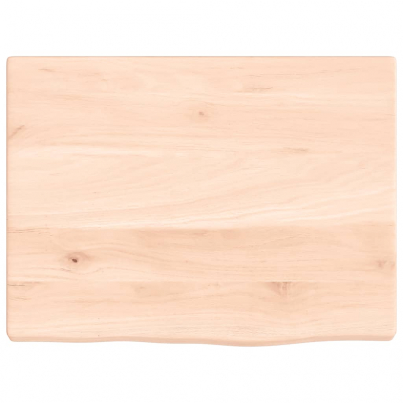 Waschtischplatte 40x30x2 cm Massivholz Unbehandelt