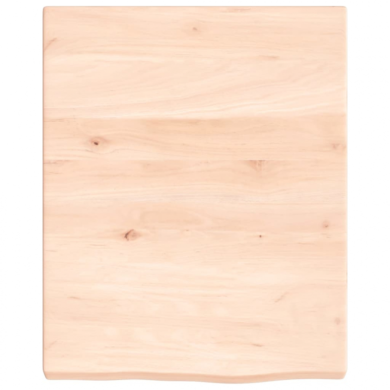 Waschtischplatte 40x50x(2-4)cm Massivholz Unbehandelt