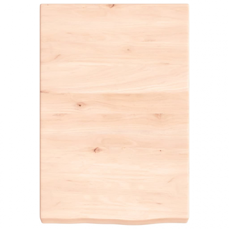 Waschtischplatte 40x60x(2-6) cm Massivholz Unbehandelt