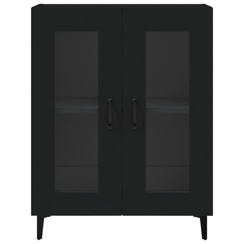 Sideboard Schwarz 69,5x34x90 cm Holzwerkstoff