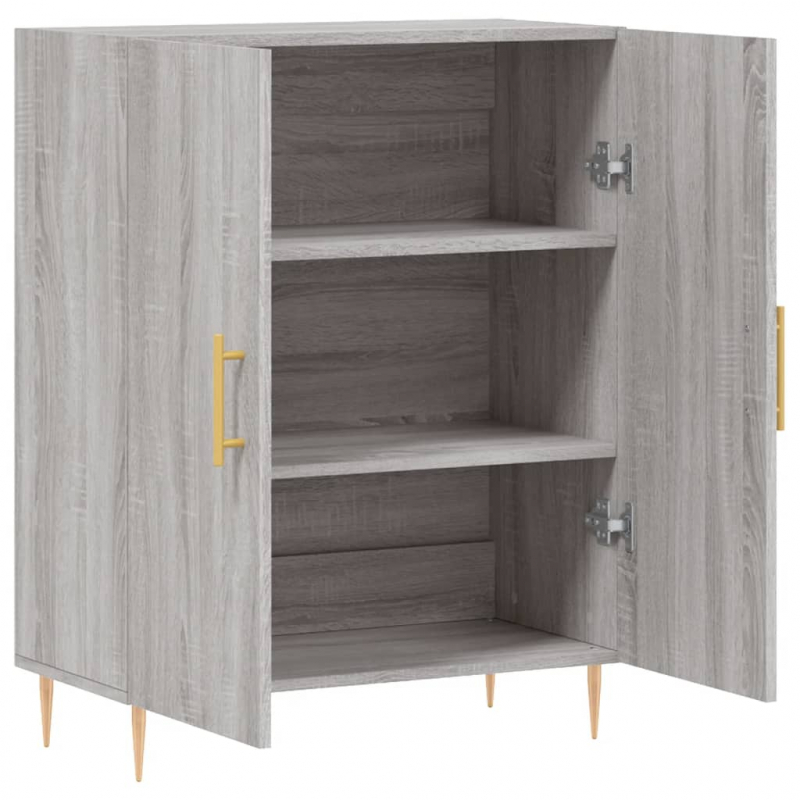 Sideboard Grau Sonoma 69,5x34x90 cm Holzwerkstoff