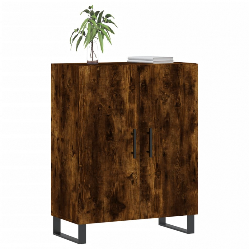 Sideboard Räuchereiche 69,5x34x90 cm Holzwerkstoff