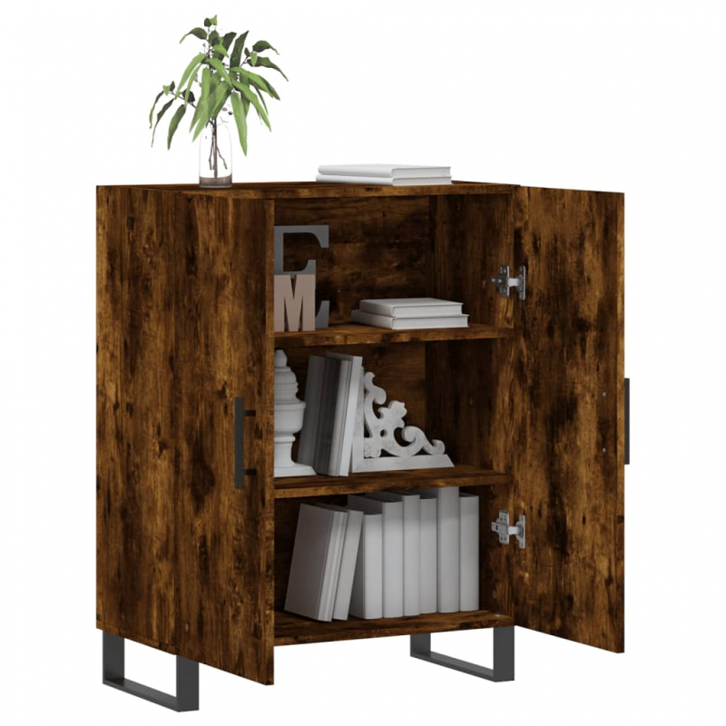 Sideboard Räuchereiche 69,5x34x90 cm Holzwerkstoff