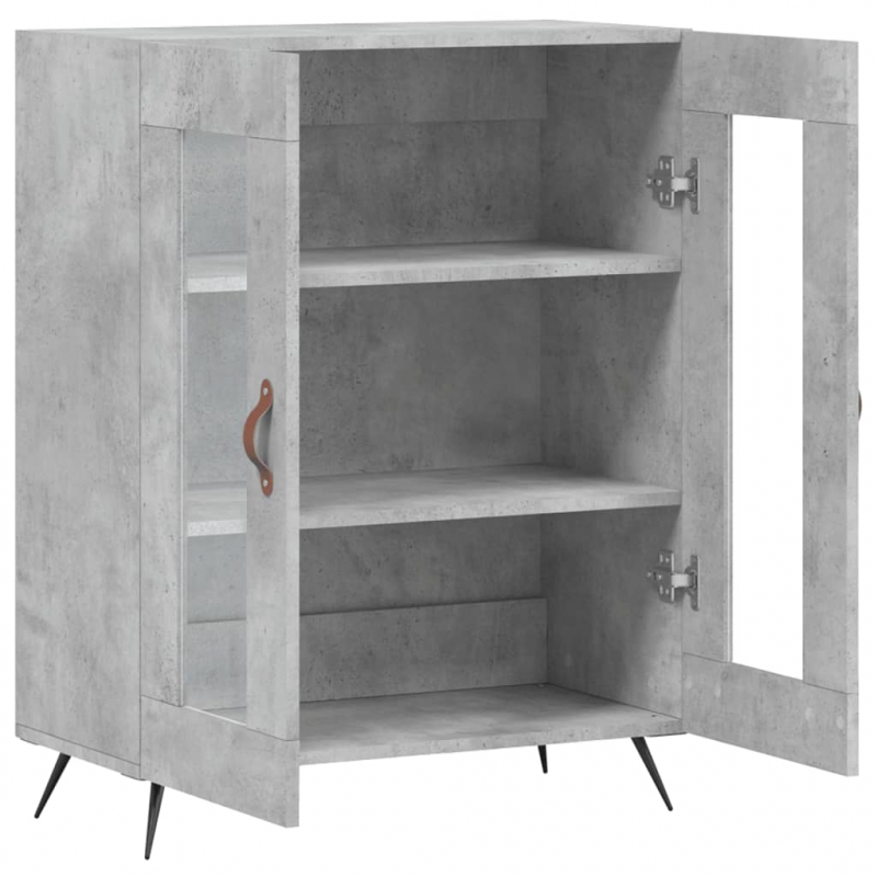 Sideboard Betongrau 69,5x34x90 cm Holzwerkstoff