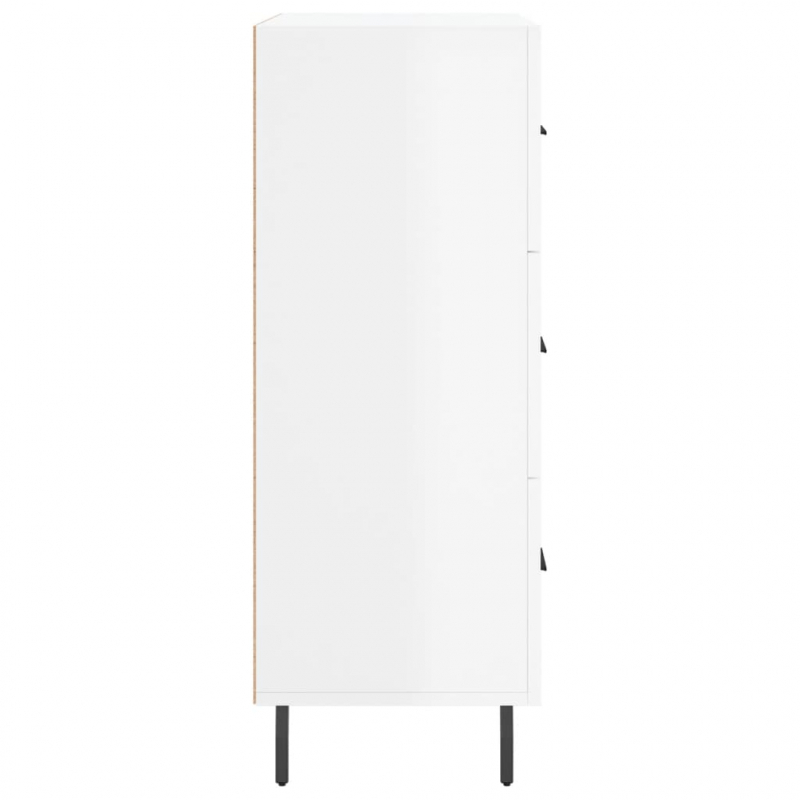 Sideboard Hochglanz-Weiß 69,5x34x90 cm Holzwerkstoff