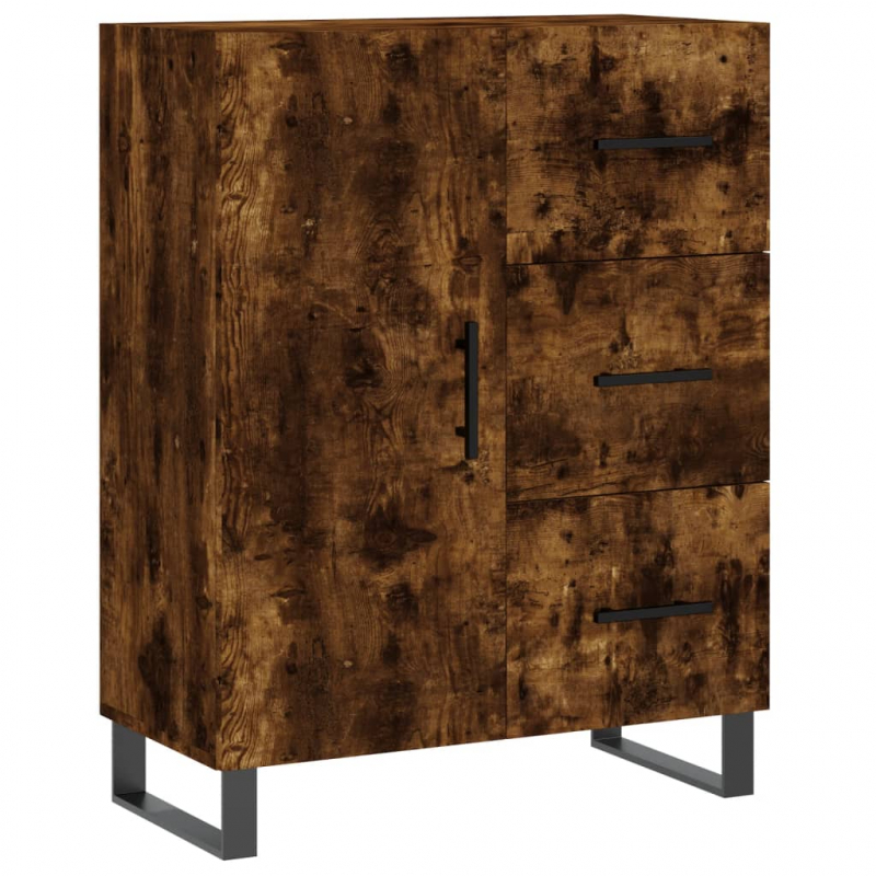 Sideboard Räuchereiche 69,5x34x90 cm Holzwerkstoff