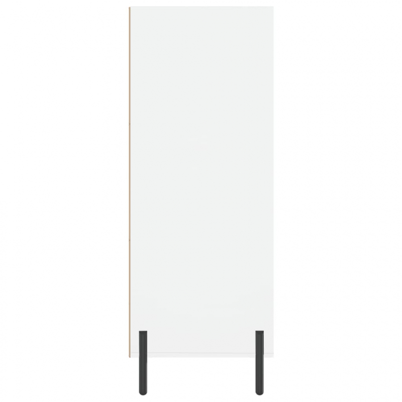 Regalschrank Weiß 69,5x32,5x90 cm Holzwerkstoff