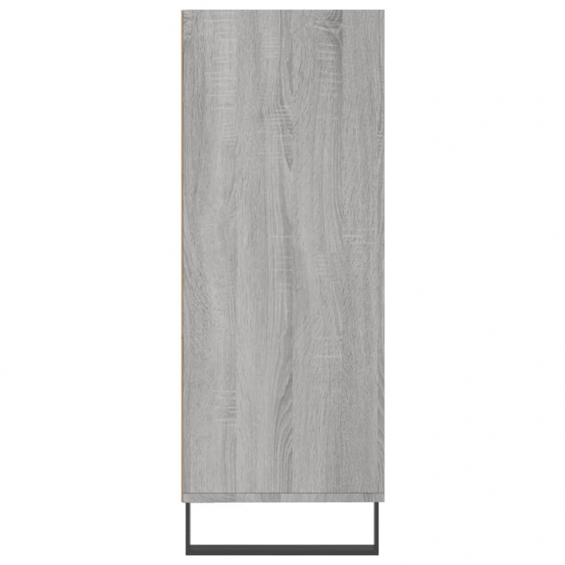 Regalschrank Grau Sonoma 69,5x32,5x90 cm Holzwerkstoff