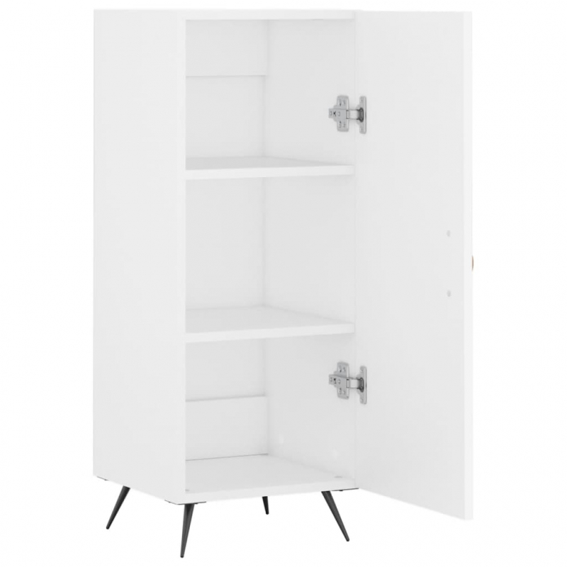 Sideboard Weiß 34,5x34x90 cm Holzwerkstoff