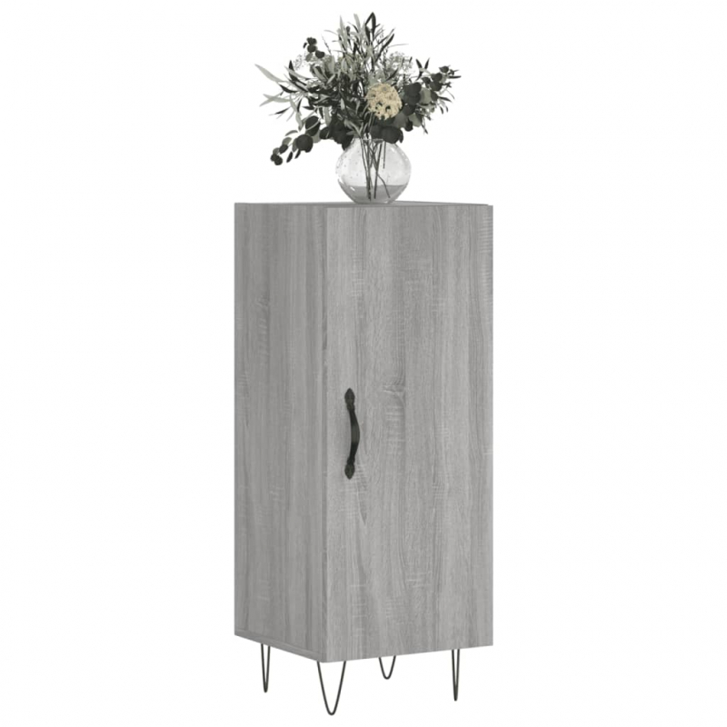 Sideboard Grau Sonoma 34,5x34x90 cm Holzwerkstoff