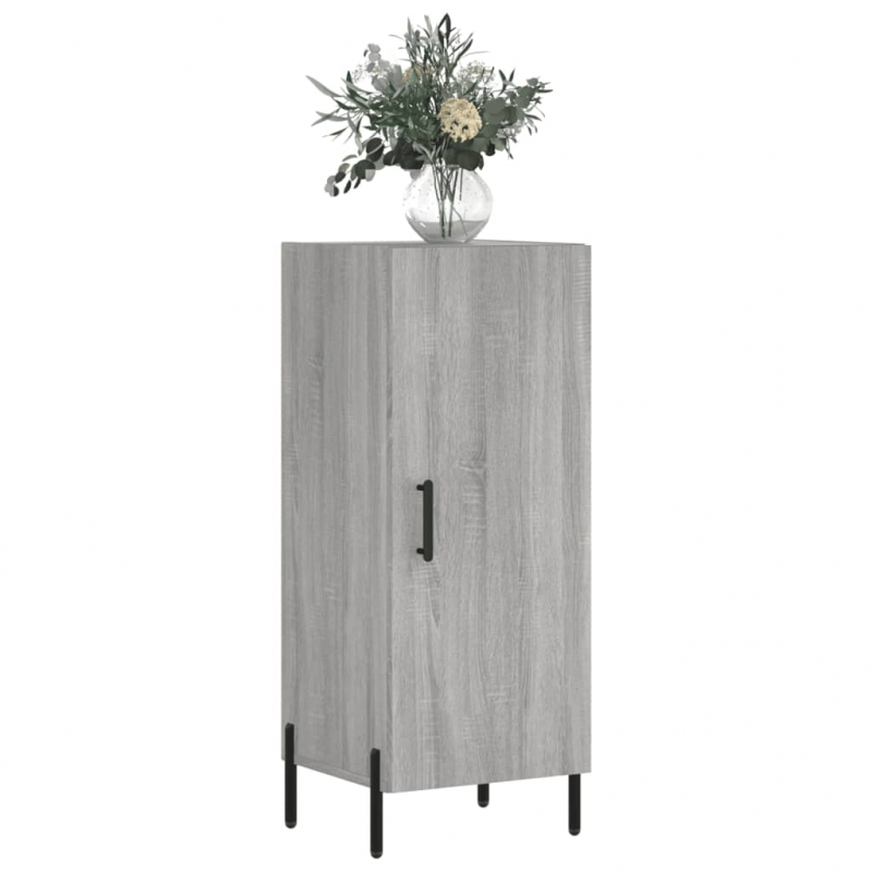 Sideboard Grau Sonoma 34,5x34x90 cm Holzwerkstoff