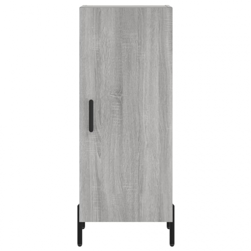 Sideboard Grau Sonoma 34,5x34x90 cm Holzwerkstoff