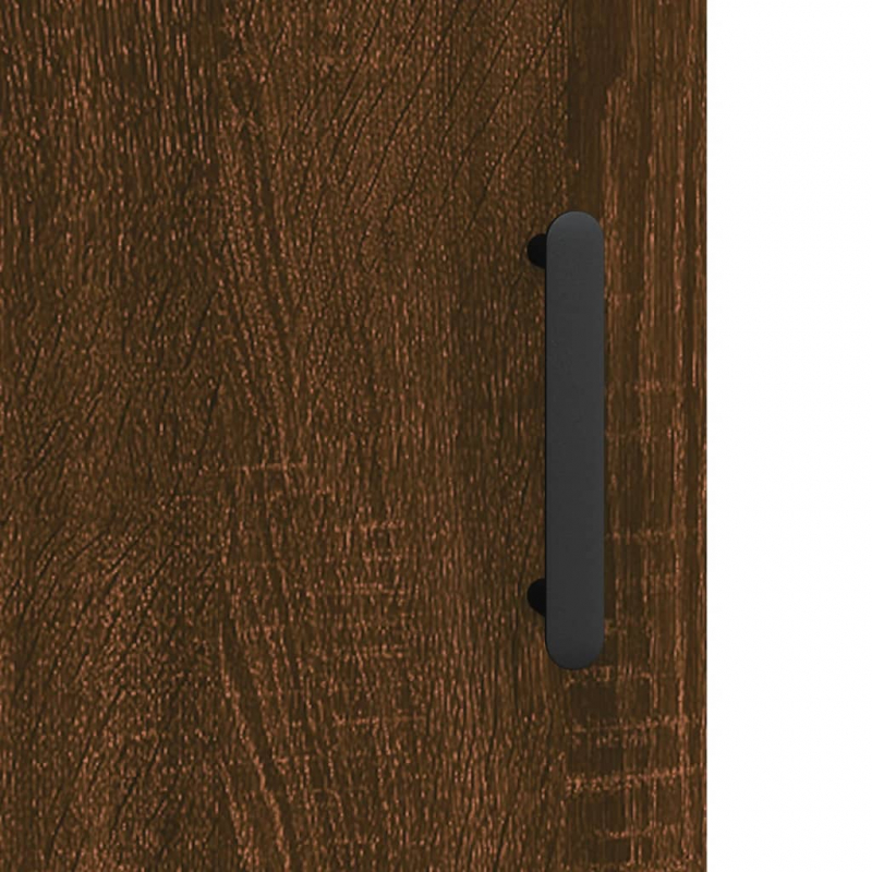 Sideboard Braun Eichen-Optik 34,5x34x90 cm Holzwerkstoff