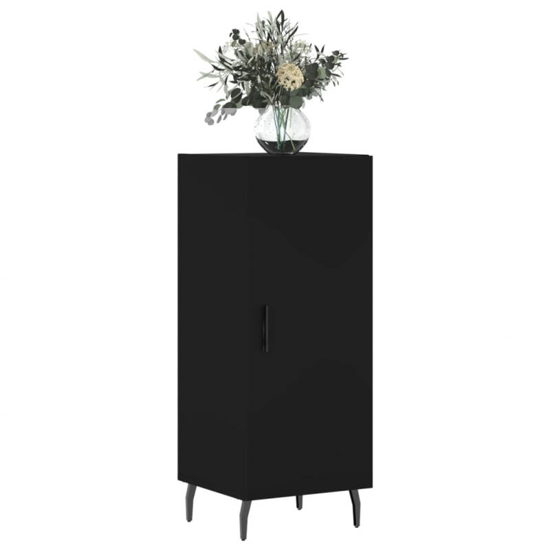 Sideboard Schwarz 34,5x34x90 cm Holzwerkstoff