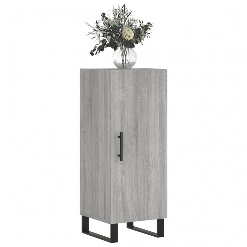 Sideboard Grau Sonoma 34,5x34x90 cm Holzwerkstoff