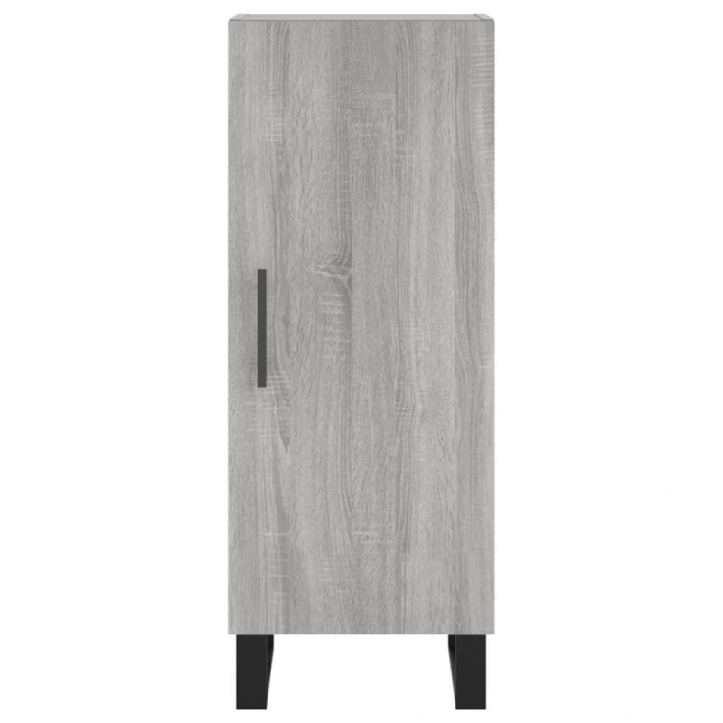 Sideboard Grau Sonoma 34,5x34x90 cm Holzwerkstoff