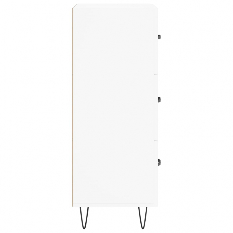 Sideboard Weiß 34,5x34x90 cm Holzwerkstoff