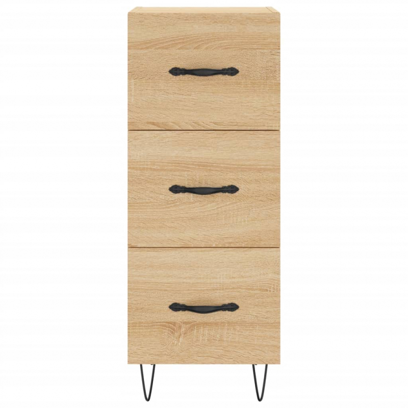 Sideboard Sonoma-Eiche 34,5x34x90 cm Holzwerkstoff