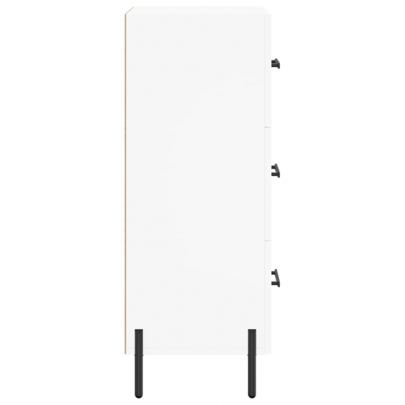 Sideboard Weiß 34,5x34x90 cm Holzwerkstoff