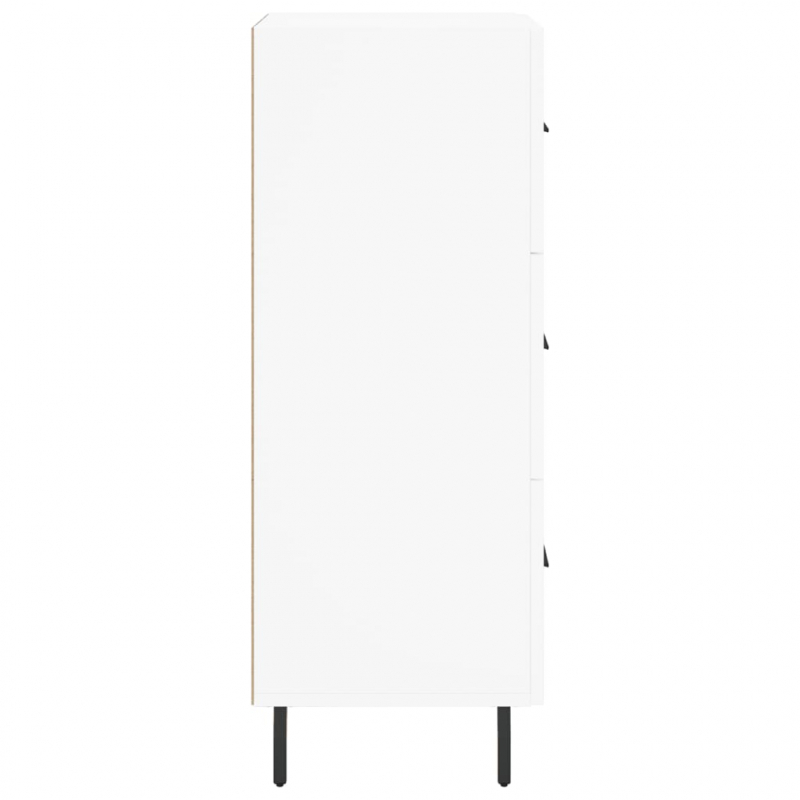 Sideboard Weiß 34,5x34x90 cm Holzwerkstoff