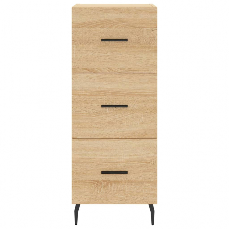 Sideboard Sonoma-Eiche 34,5x34x90 cm Holzwerkstoff