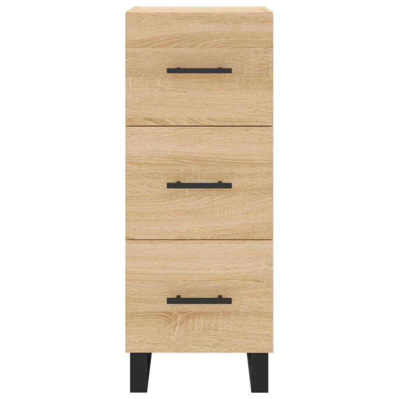 Sideboard Sonoma-Eiche 34,5x34x90 cm Holzwerkstoff