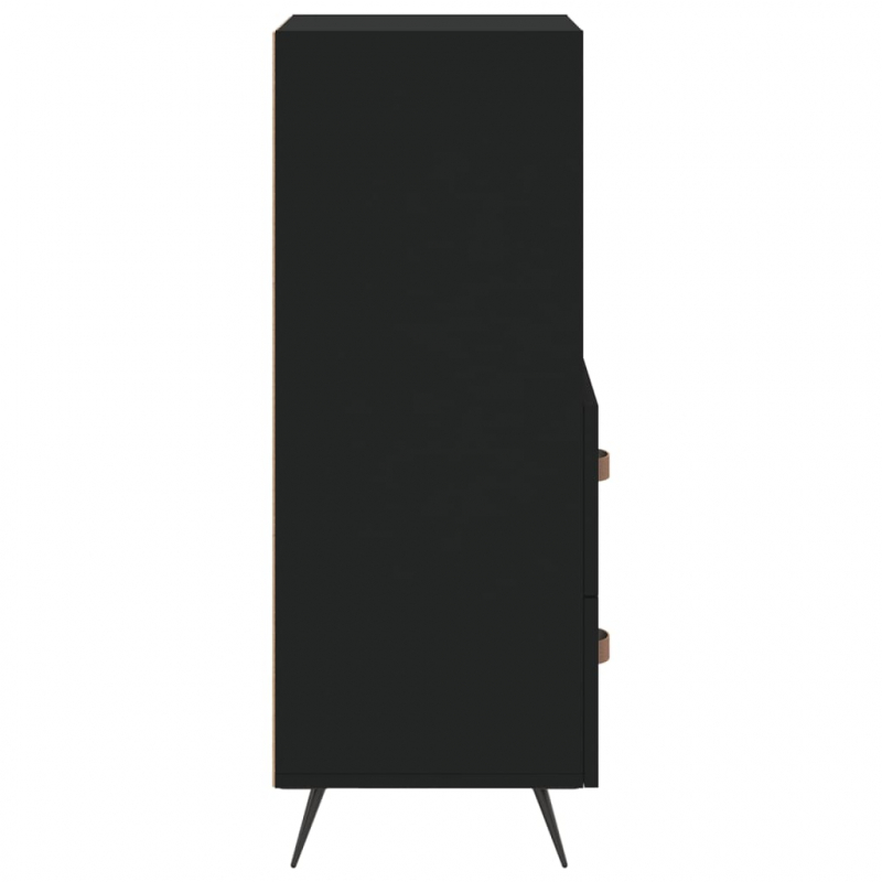 Sideboard Schwarz 34,5x34x90 cm Holzwerkstoff