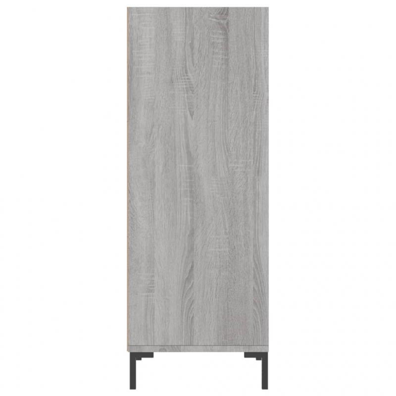 Sideboard Grau Sonoma 34,5x32,5x90 cm Holzwerkstoff