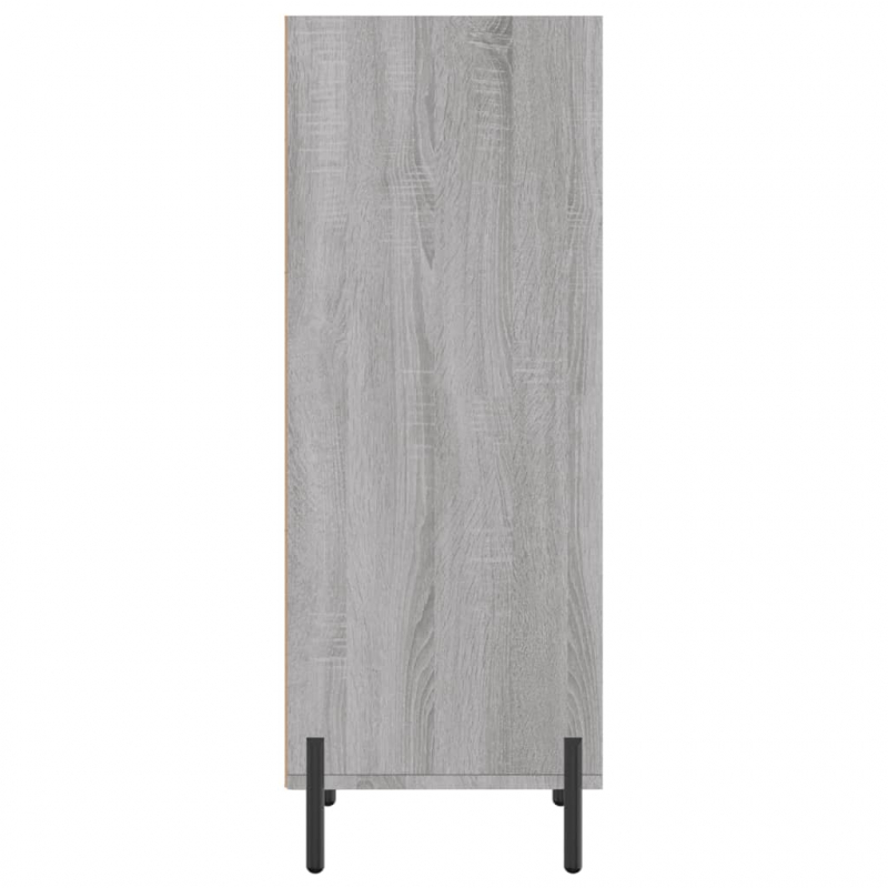 Sideboard Grau Sonoma 34,5x32,5x90 cm Holzwerkstoff