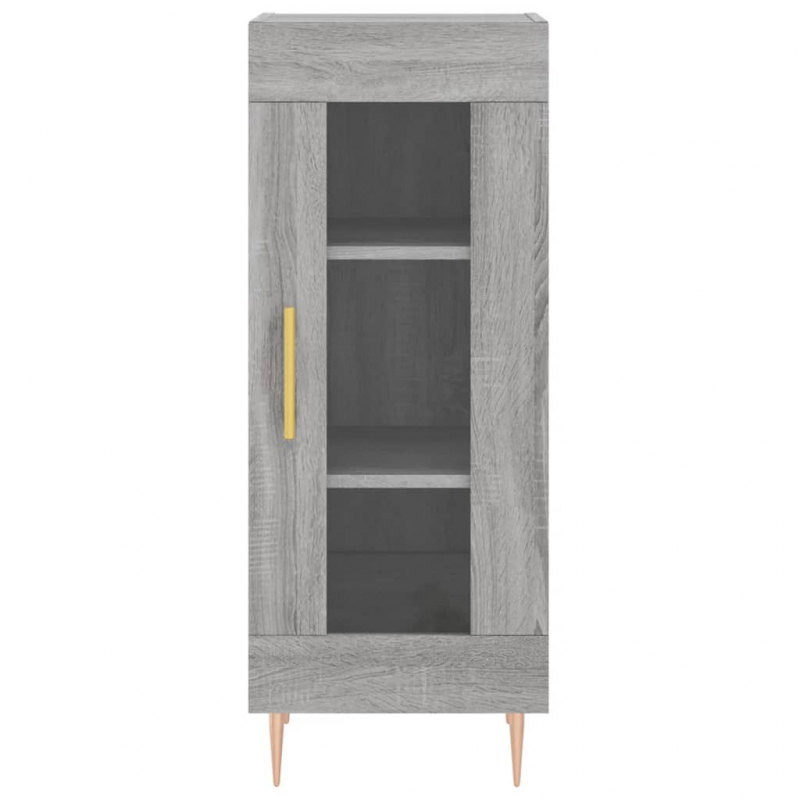 Sideboard Grau Sonoma 34,5x34x90 cm Holzwerkstoff