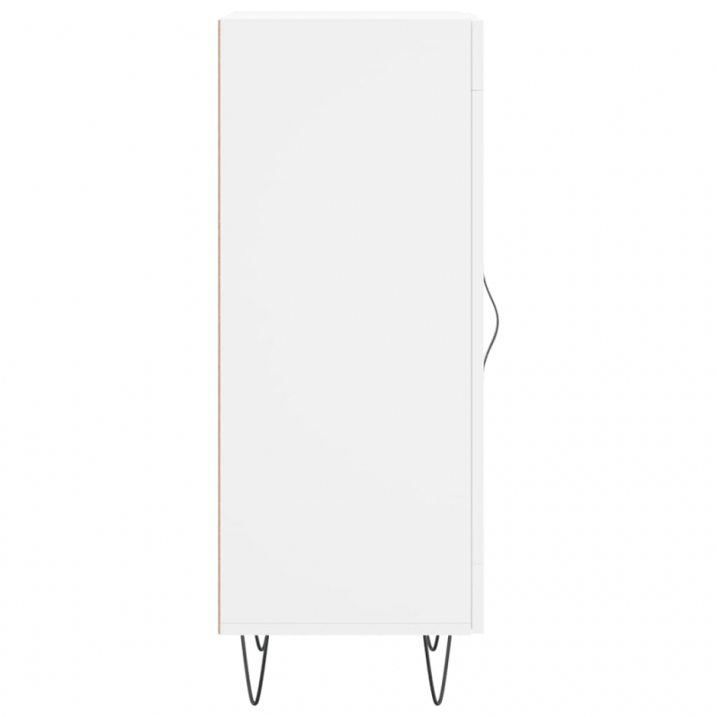 Sideboard Weiß 34,5x34x90 cm Holzwerkstoff