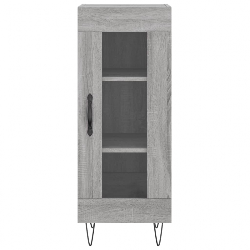 Sideboard Grau Sonoma 34,5x34x90 cm Holzwerkstoff