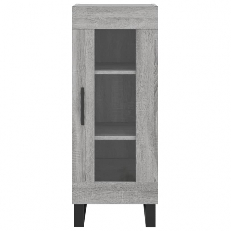 Sideboard Grau Sonoma 34,5x34x90 cm Holzwerkstoff