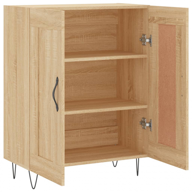 Sideboard Sonoma-Eiche 69,5x34x90 cm Holzwerkstoff