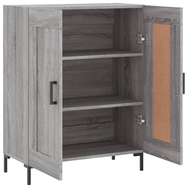 Sideboard Grau Sonoma 69,5x34x90 cm Holzwerkstoff