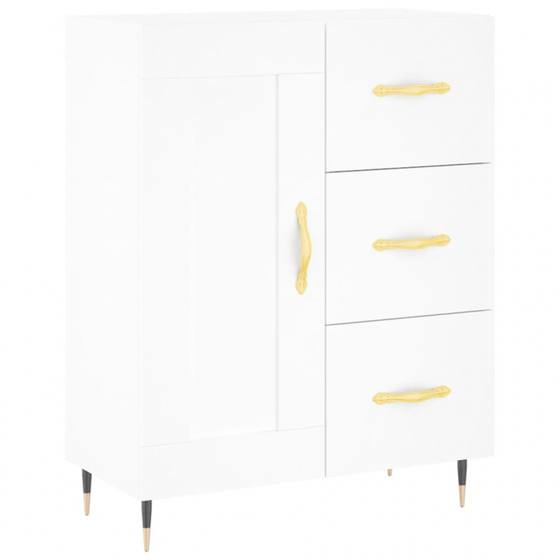 Sideboard Weiß 69,5x34x90 cm Holzwerkstoff