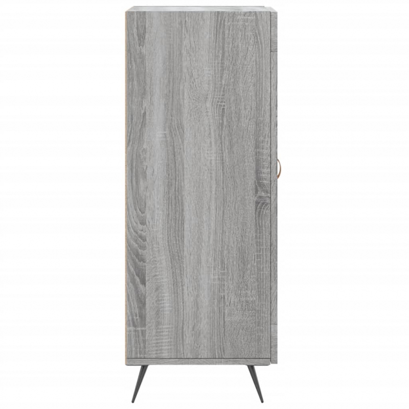 Sideboard Grau Sonoma 34,5x34x90 cm Holzwerkstoff