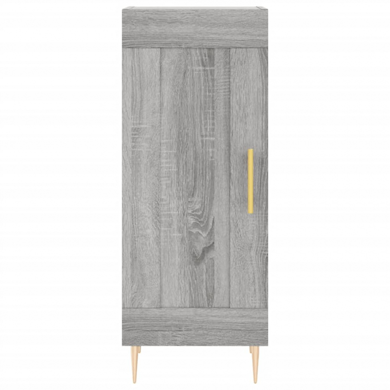 Sideboard Grau Sonoma 34,5x34x90 cm Holzwerkstoff