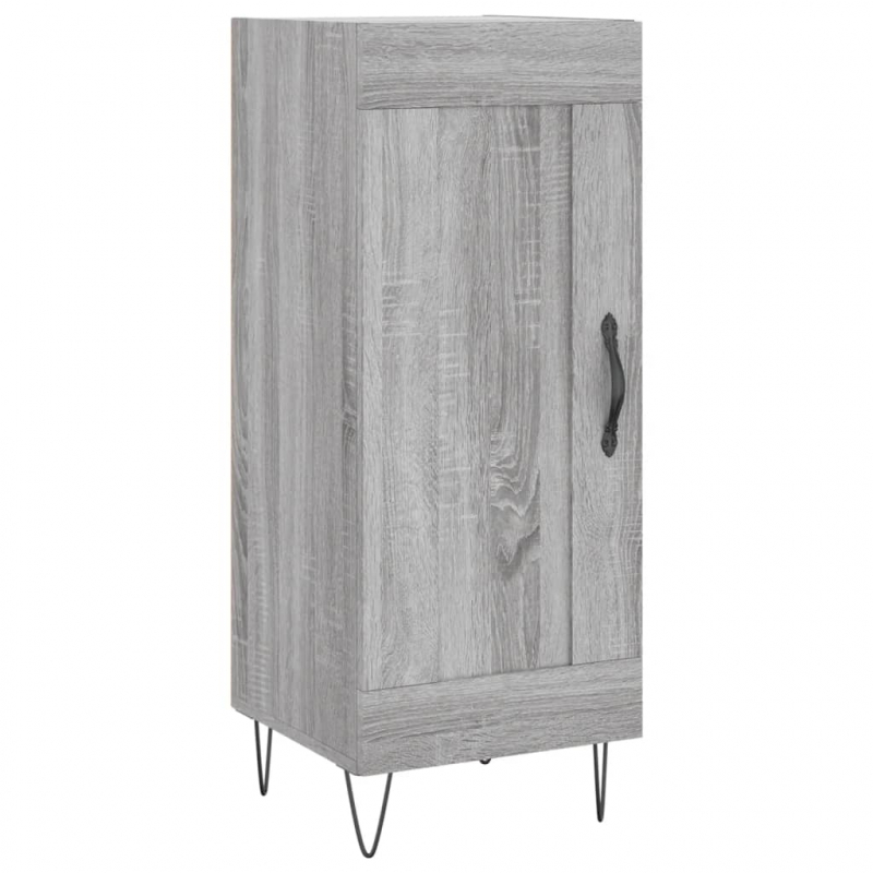 Sideboard Grau Sonoma 34,5x34x90 cm Holzwerkstoff