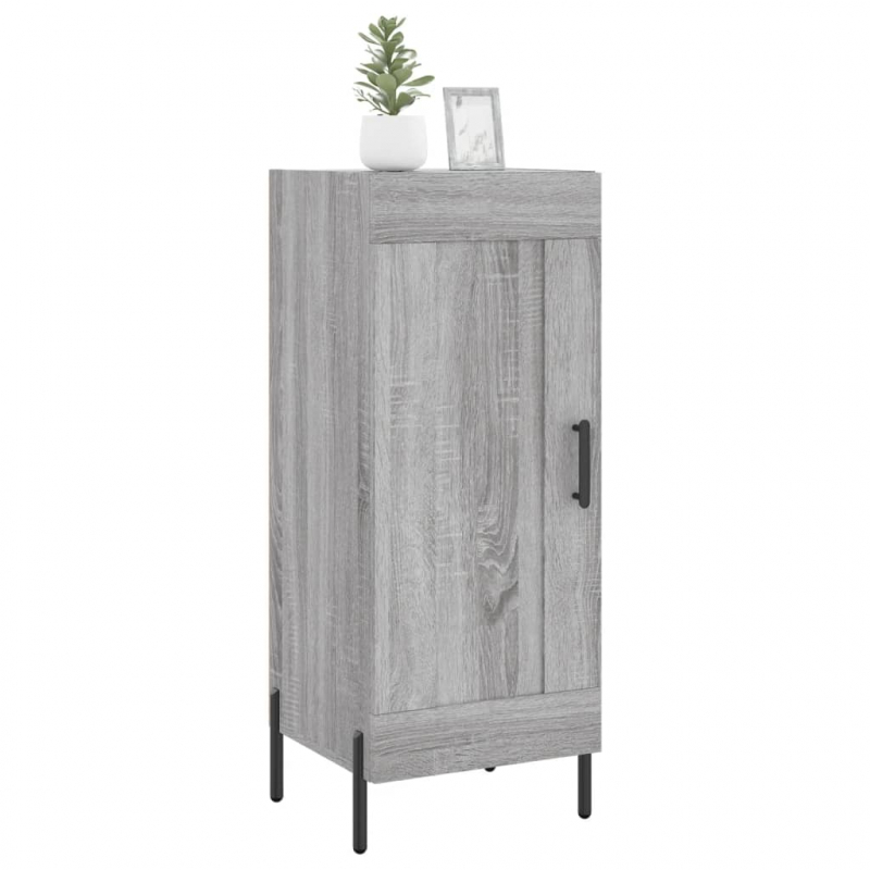 Sideboard Grau Sonoma 34,5x34x90 cm Holzwerkstoff